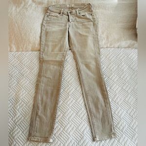 Lucky Brand Tan Brooke Skinny Jeans
